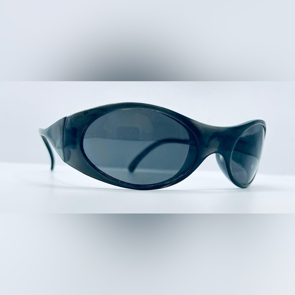 Vintage Crews C787 Black Oval Sunglasses Frames